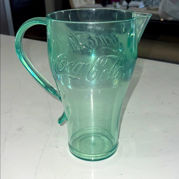 Coca Cola vintage tinted plastic Pitcher - Picture 1 of 5